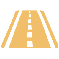 60', 40' 33' feet Roads